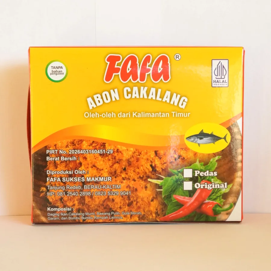 Fafa Abon Cakalang box