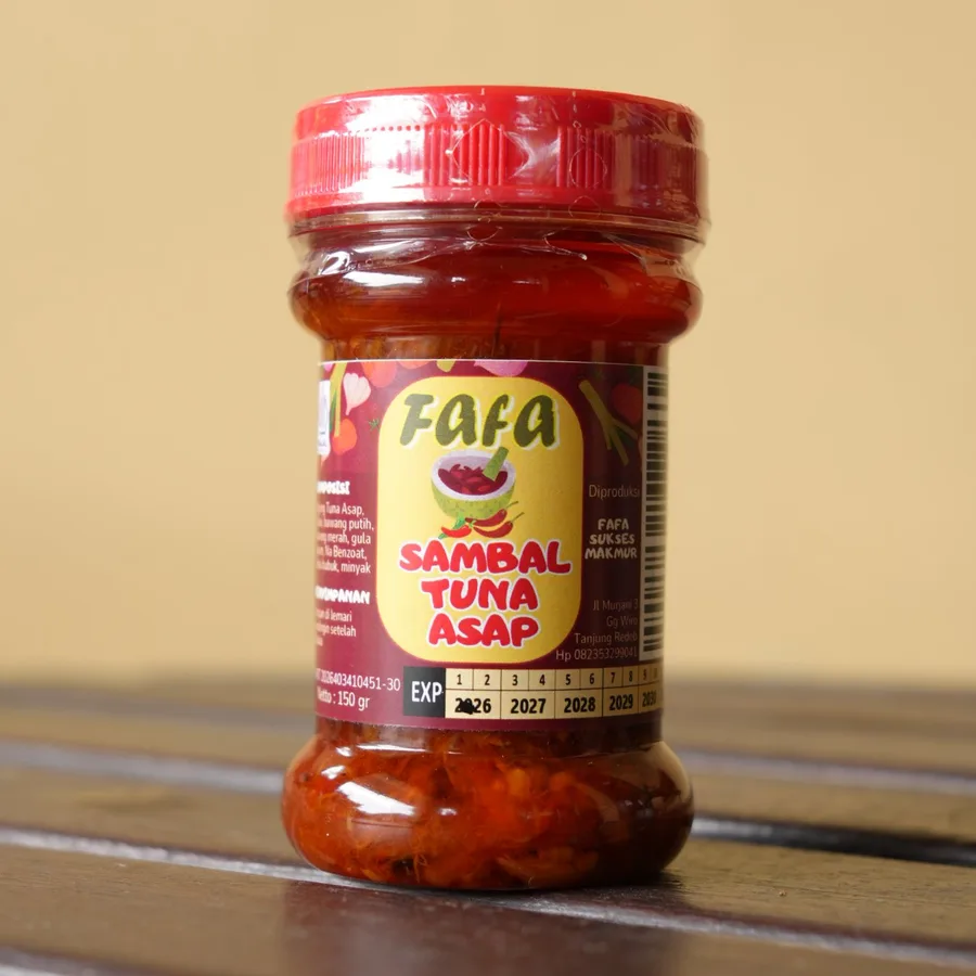 Fafa Sambal Tuna Asap jar, 150 gram